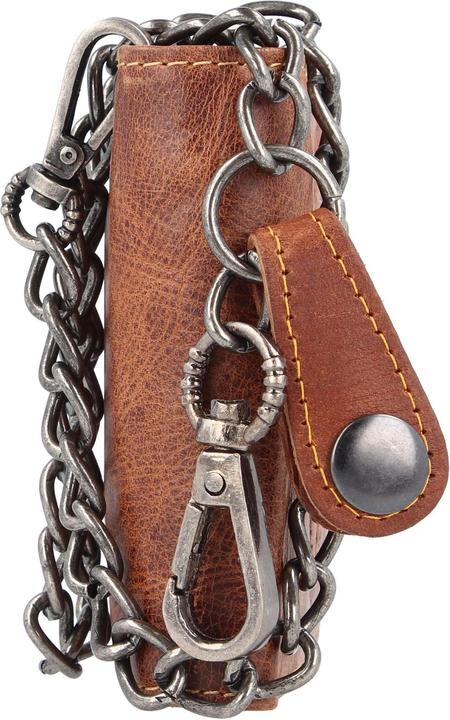 Actual product image Greenburry Rebel Rider biker wallet leather 13 cm
