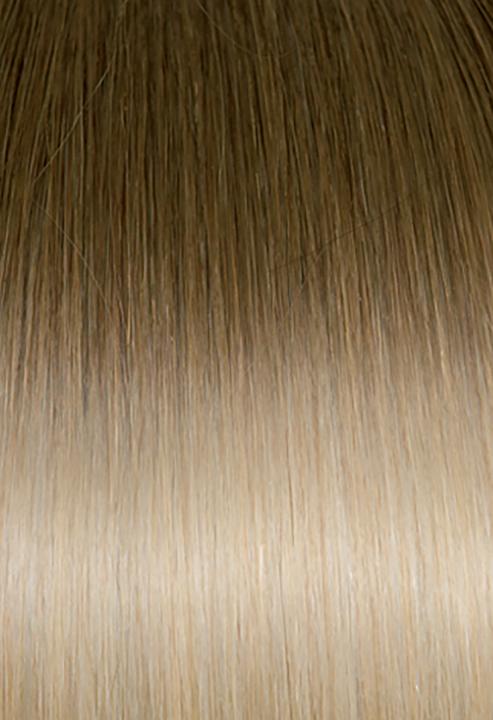 Immagine prodotto Seiseta Classic Keratin Fusion Smooth Ombré 10/20 biondo scuro-chiaro 50/55 cm (biondo cenere scuro-chiaro, 55 cm)