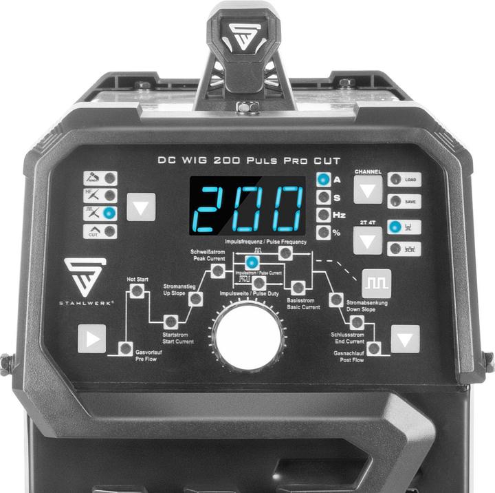 Image du produit Stahlwerk Poste à souder combiné DC TIG 200 Puls Pro CUT 4-en-1