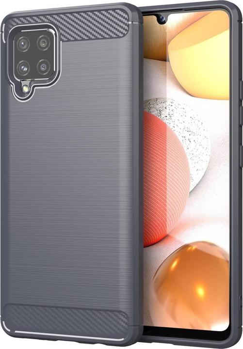 Image du produit Cadorabo TPU Ultra Slim carbon edelstahl Combi Cover (Samsung Galaxy A42 5G)