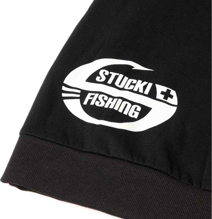 Produktbild Stucki Fishing Hoodie Because Fanatics, Schwarz (XL)