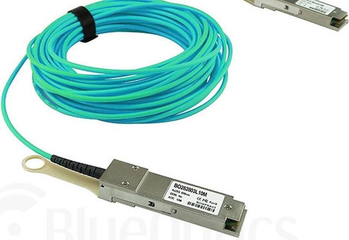 Image du produit BlueOptics Dell EMC AOC-Q28-100G-3M compatible AOC QSFP28 BO282803L3M
