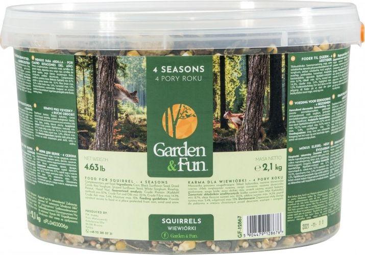 Actual product image Garden&Fun Squirrel Food - 4 Seasons 2,1 kg (2.10 kg)