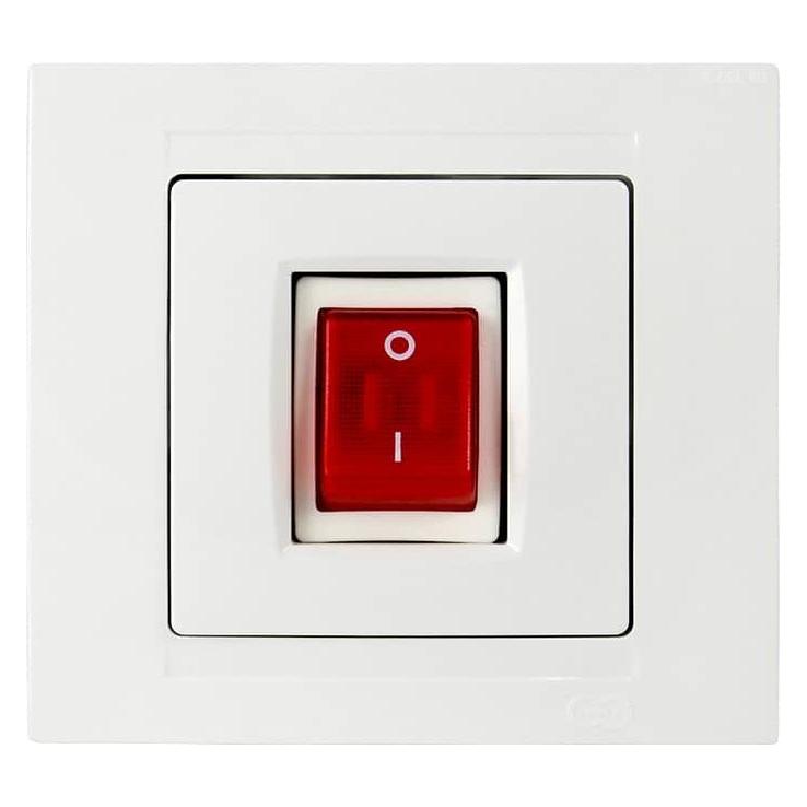 GW20571 - Gewiss - srl - Interruttore Originale Bipolare 250Vac - Interruttore 2P 16AX 250 Vac Gewiss