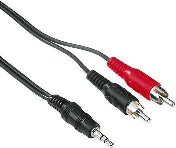Hama Jack RCA cable (2 m, Cinch, 3.5mm jack (AUX))