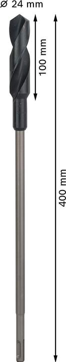 Image du produit Bosch Professional Zubehör Foret d'installation PRO Wood HSS, 24 x 100 x 400 mm (24 mm)