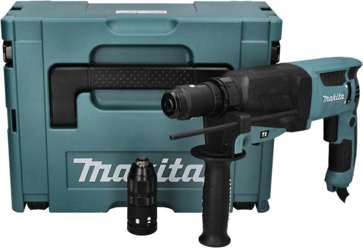 Actual product image Makita HR 2630 TJ combi hammer 800 W 2.4 J SDS Plus + quick-action chuck + Makpac (Electrical connection)
