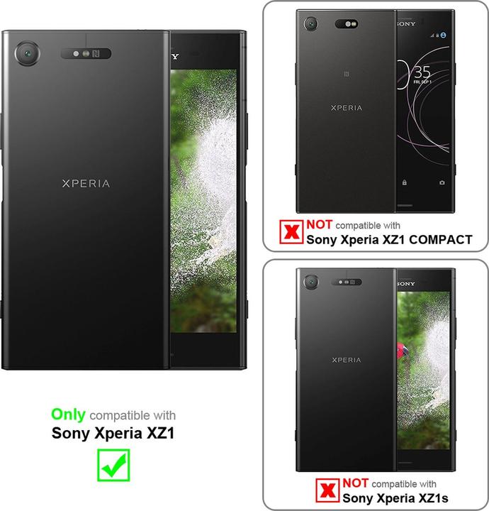 Actual product image Cadorabo Flip like Invisible Cover (Sony Xperia XZ1)