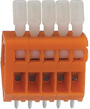 Actual product image Wago 6 way cage clamp connector,2.54mm pitch