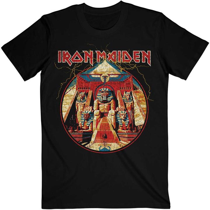 Produktbild Music Brand Powerslave Lightning Circle TShirt (L)