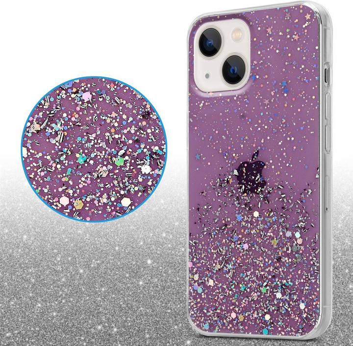 Image du produit Cadorabo Couverture TPU paillettes scintillantes (Apple iPhone 13 mini)