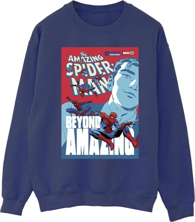 Produktbild SpiderMan Beyond Amazing Cover Sweatshirt (L)