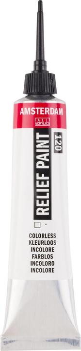 Image du produit Amsterdam Peinture acrylique Reliefpaint 120 (Transparent, 20 ml)