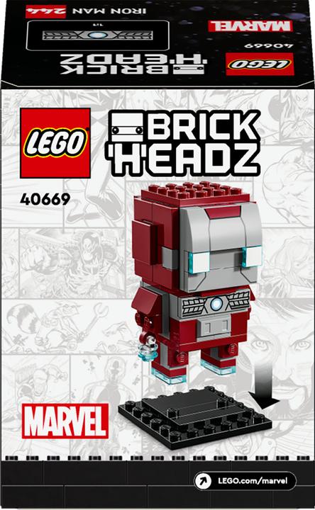 Produktbild LEGO BrickHeadz Marvel Iron Man MK5 (40669, LEGO Brickheadz)