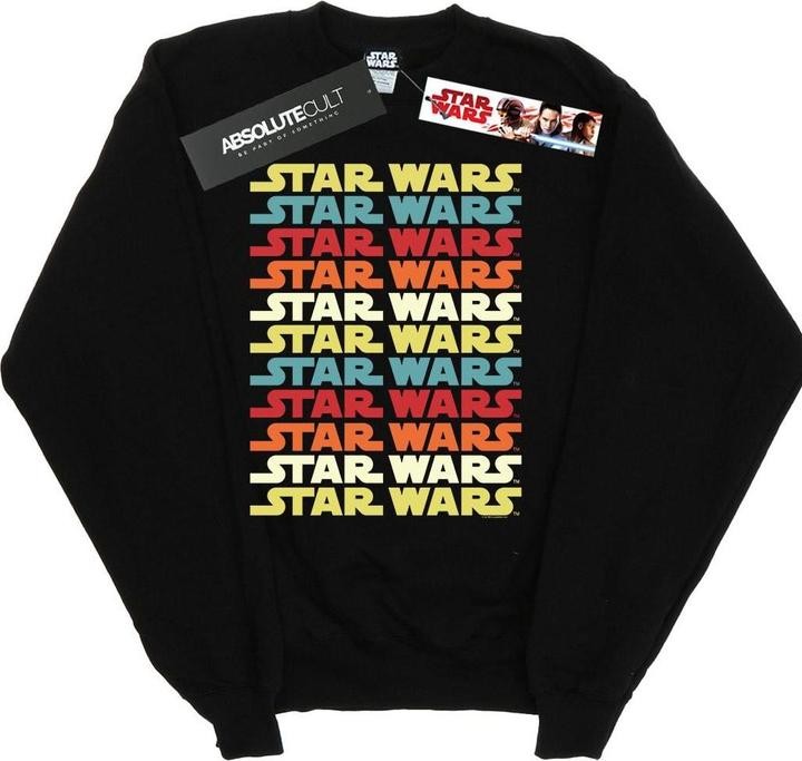 Star Wars Retro Repeat Logo Sweatshirt Jungen