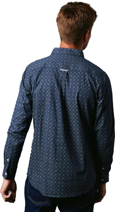 Actual product image Universal Textiles Mens Tudor Tile Print Long-Sleeved Shirt (S)