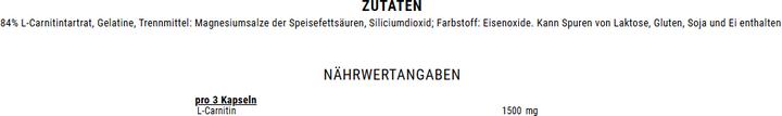 Produktbild Weider BodyShaper L-Carnitine Caps (100 Caps) (100 Stück, Kapseln)