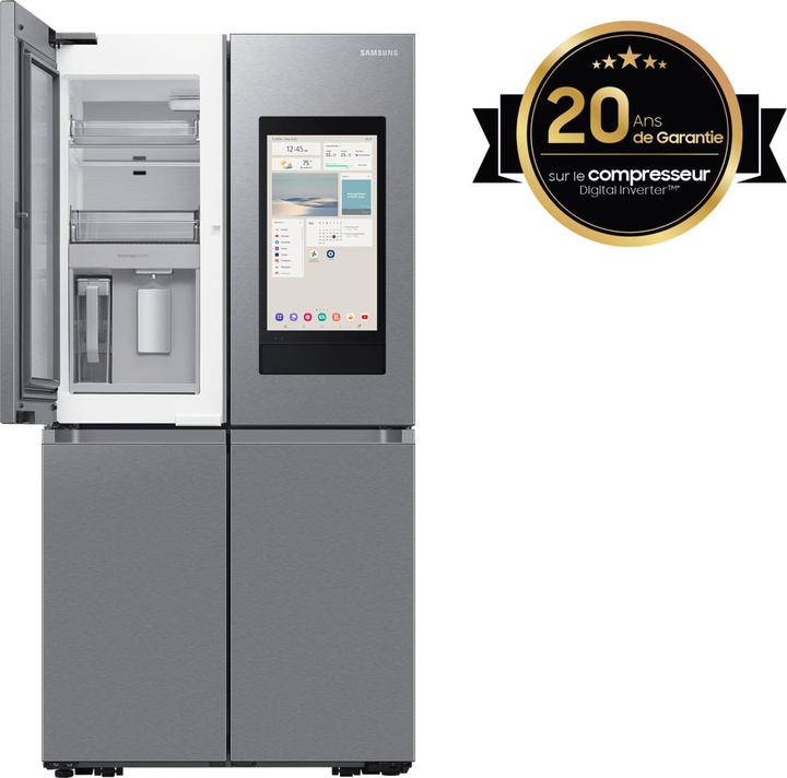 Image du produit Samsung RF65DG9H0ESREF, French Door (acier inoxydable, Family Hub, Cool Select+, Beverage Center) (636 l)