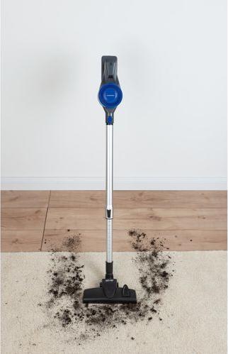Image du produit CleanMaxx Aspirateur à main et à manche sans fil Anthracite/Bleu
