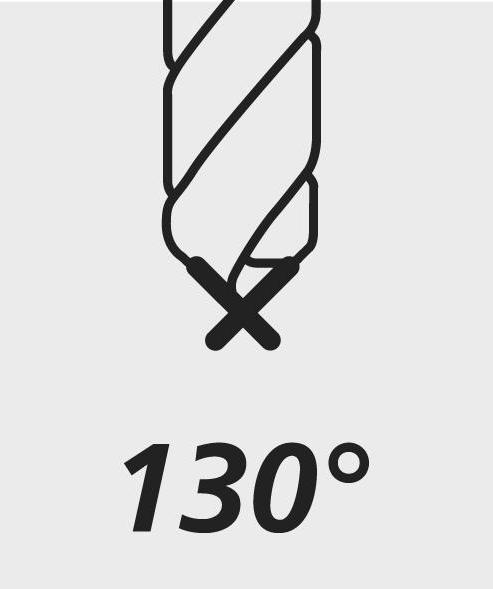 Actual product image Dormer Twist Drill DIN 1897 A520 Nominal-Ø 5.8 mm HSS profile ground TiN Straight Shank 2.5xD Right hand (5.8 millimetres)