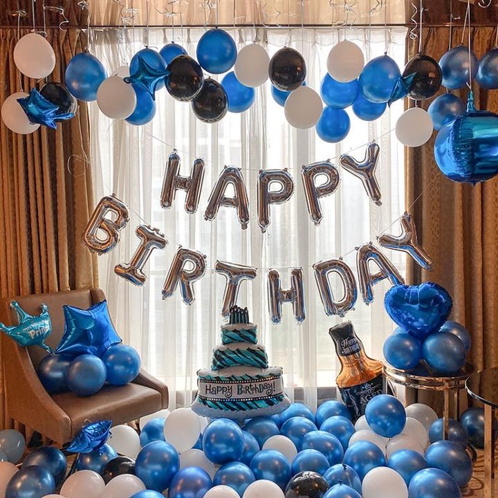 Produktbild Ueli Express 99 in 1 Happy Birthday Blau Ballon Mega Set