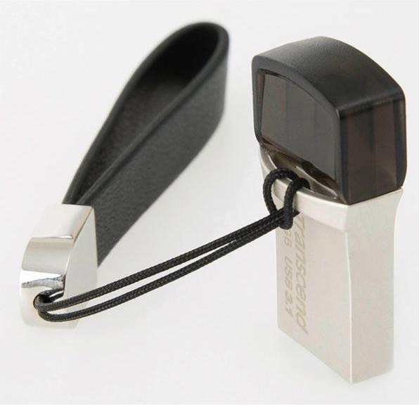 Actual product image Transcend JetFlash 890 (128 GB, USB-A, USB-C)