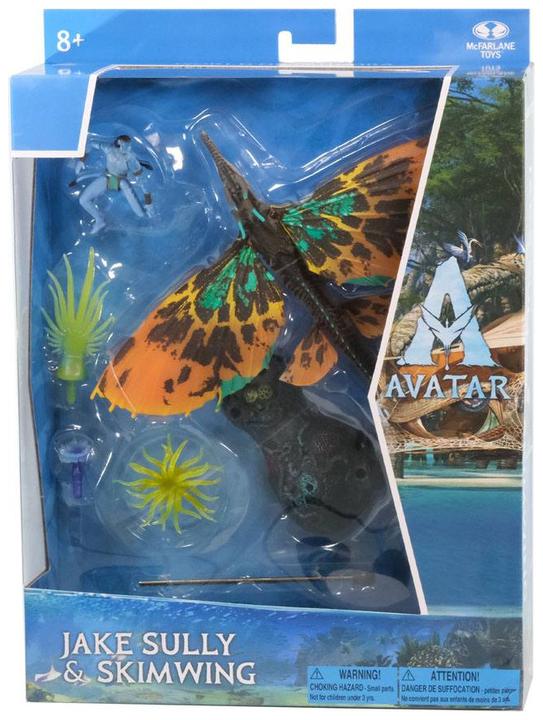 Produktbild McFarlane Avatar: The Way of Water Deluxe Large Actionfiguren Jake Sully & Skimwing