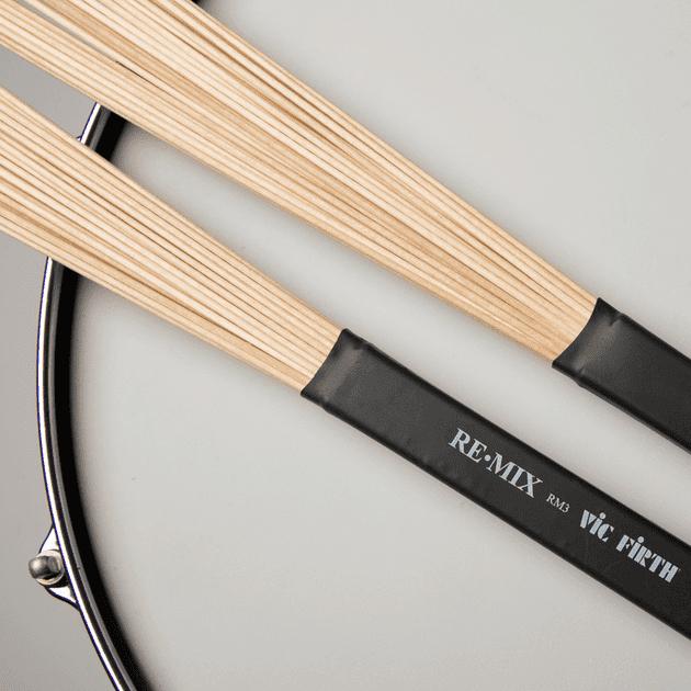 Image du produit Vic Firth Brosse Remix RM3 en bouleau (Batterie)