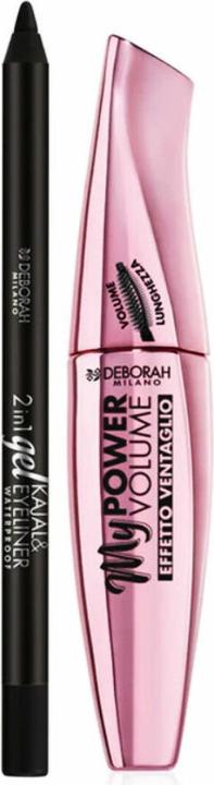 Actual product image Deborah Milano Dh Eye Mascara My Power Volume eyeliner (Black)