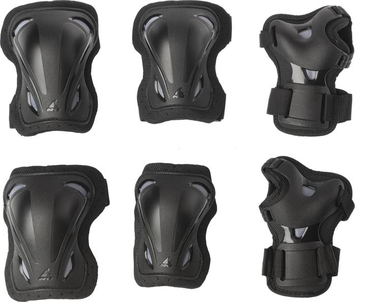 Immagine prodotto Rollerblade Skate Gear Pack (XL, Protezioni per i polsi, Ginocchiera, Protettori gomito, Esemplare unico)