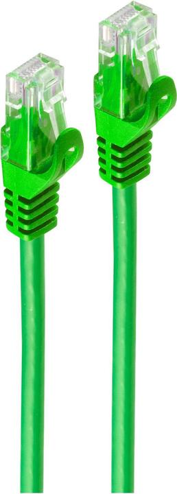 Actual product image Shiverpeaks BASIC-S patch cable Cat. 6A, U/UTP, green, 10.00 m withCat.7 raw cable, assignment: EIA/TIA 568B (U/UTP, CAT7, 10 m)