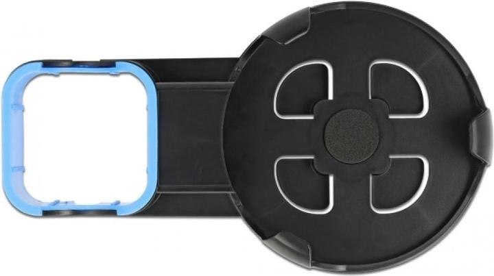 Produktbild Delock Wandhalterung für Echo Dot 3. Gen., Schwarz (1 Paar, Wandmontage, Nicht beweglich)