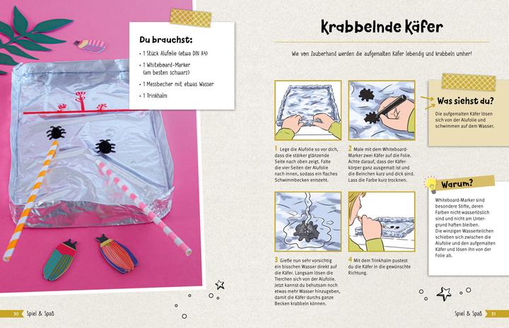 Image du produit Experimente-Buch für Kinder ab 2 Jahren. 28 einfache Experimente für jeden Tag (Allemand, Éditions Schwager & Steinlein, Elina Roth, 2022)
