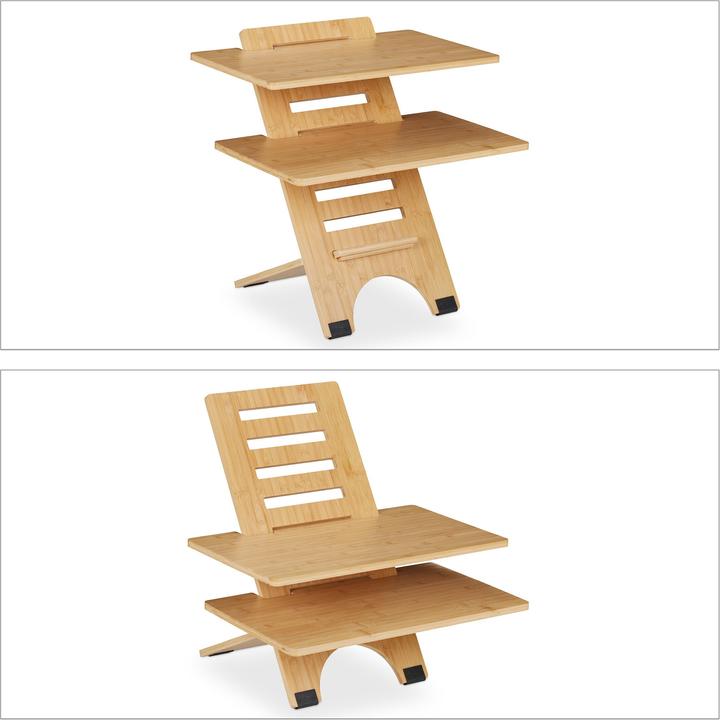 Produktbild Relaxdays Stehschreibtisch-Aufsatz (60 x 61 x 61 cm)