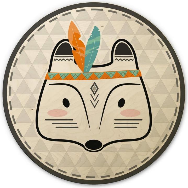Produktbild Trenddeko Indianer-Fuchs (Ø 30 cm)