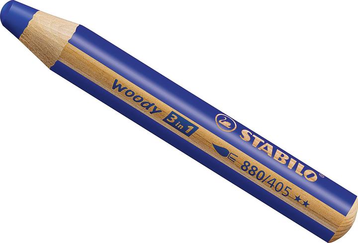 Actual product image STABILO woody 3 in 1 coloured pencil (Ultramarine blue, 1 x)