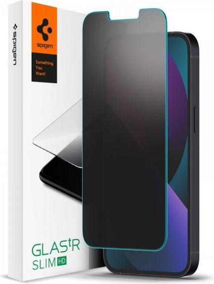 Produktbild Spigen Tempered Glass Glas.Tr Slim Iphone 13 Pro Max / 14 Plus Privacy (1 Stück, Apple iPhone 13 Pro Max)
