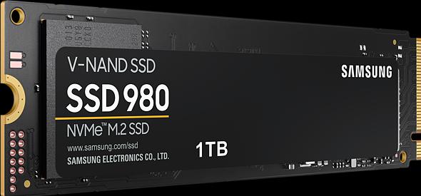 Actual product image Samsung SSD 980 (1000 GB, M.2 2280)