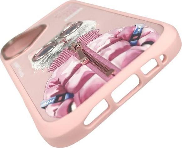 Actual product image Nimmy case iPhone 16 6.1" pink Cool&Cute 2.0 Cat (Apple iPhone 16)