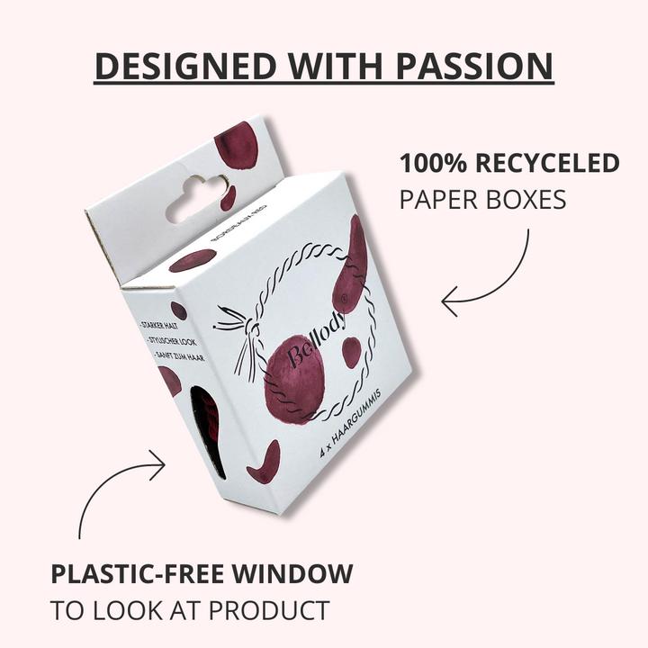 Image du produit Bellody Élastiques à cheveux Bordeaux (Élastiques à cheveux)