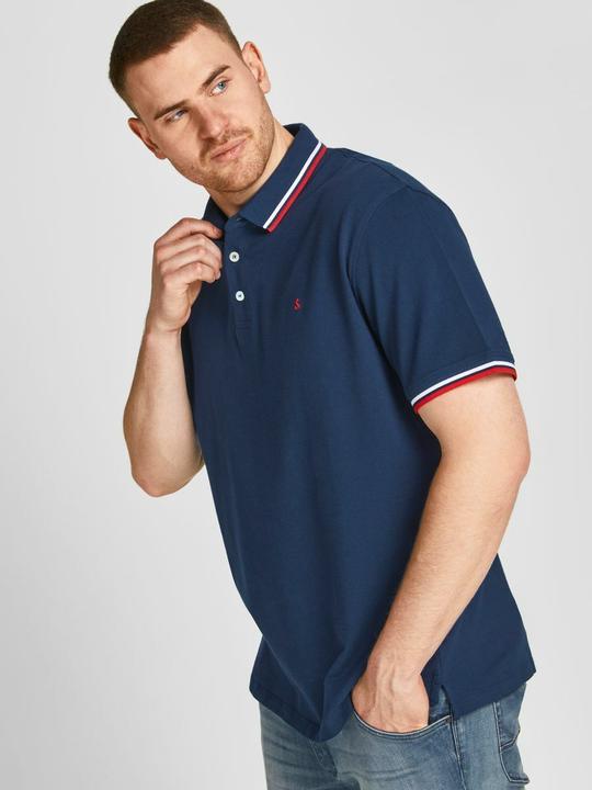 Actual product image Jack & Jones Classic Plus Size Polo Shirt (4XL)