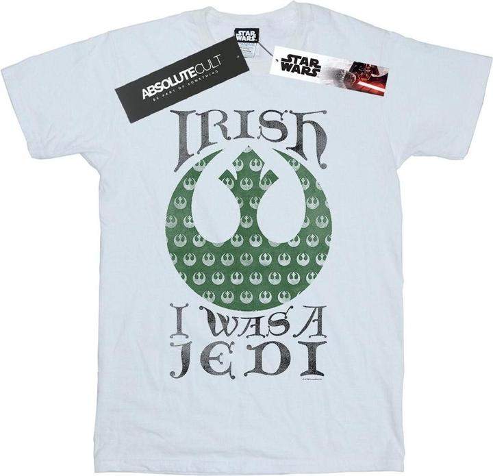 Actual product image Star Wars Mens Irish I Was A Jedi T-Shirt (M)