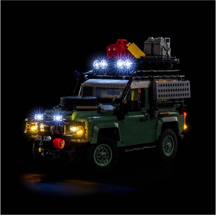 Actual product image Light my bricks LEGO Land Rover Classic Defender 90 # 10317 Light Kit