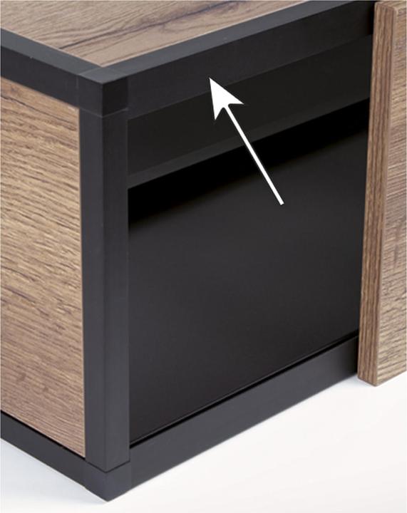Actual product image Hettich Sliding door profile Cadro present, top (1 pcs.)
