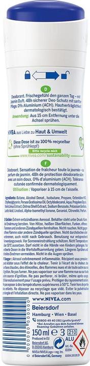 Actual product image NIVEA Fresh Pure Spray (Spray, 150 ml)