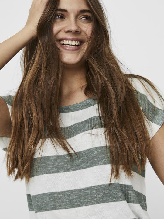 Image du produit Vero Moda Top rayé à manches courtes (XL)