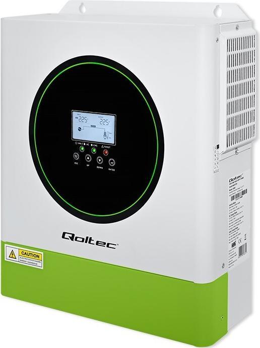 Image du produit Qoltec Solar-Wechselrichter Off Grid 3500W 100A 24V MPPT BMS