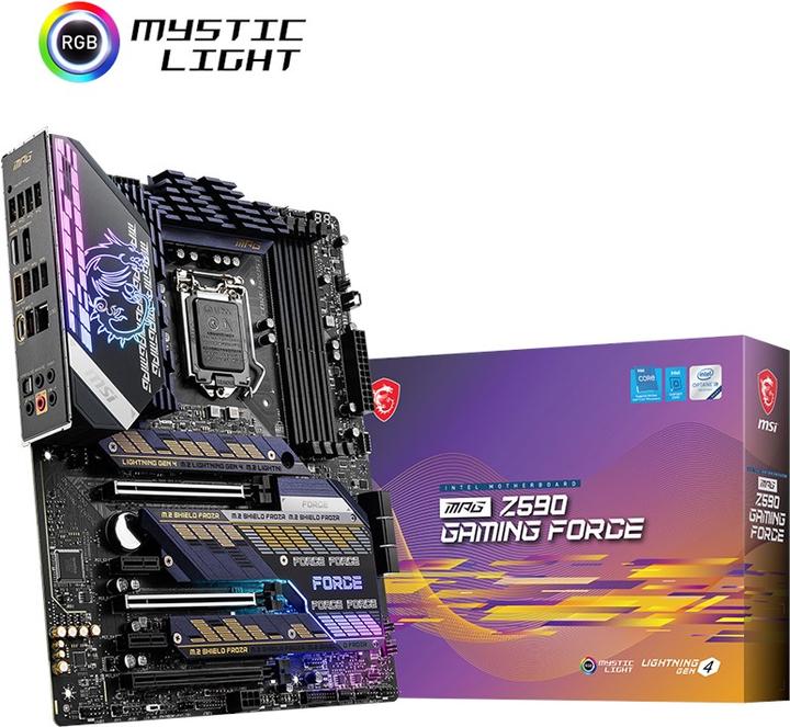 Actual product image MSI MPG Z590 GAMING FORCE (LGA 1200, Intel Z590, ATX)