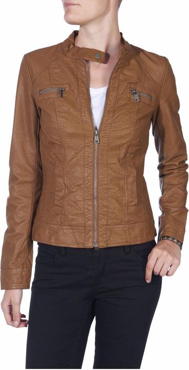 Produktbild Only Reissverschluss Kunstlederjacke (36)
