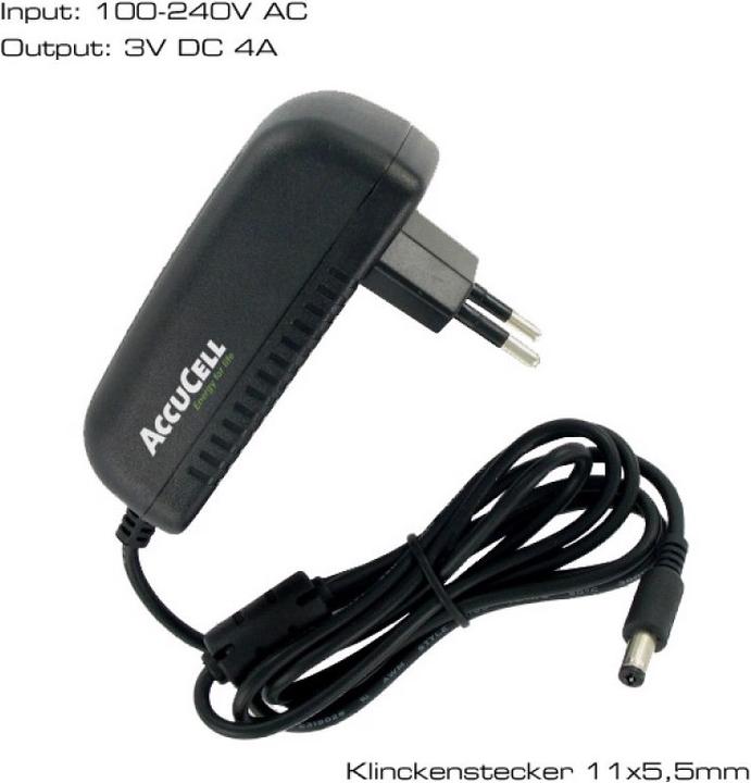 Actual product image AccuCell Lady LR1 Size N NiMH Battery, Charging Adapter and LCD Charger (4 pcs., N, 500 mAh, Battery + charger)